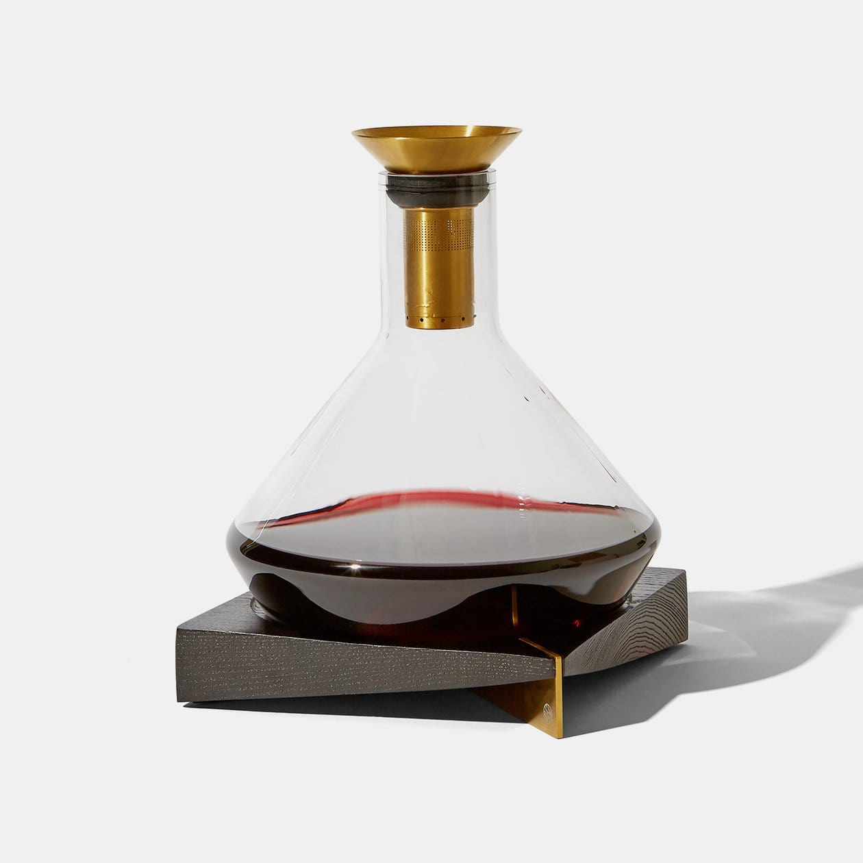 Better Homes & Gardens Glass Wine Decanter with Wooden Sphere Stopper 