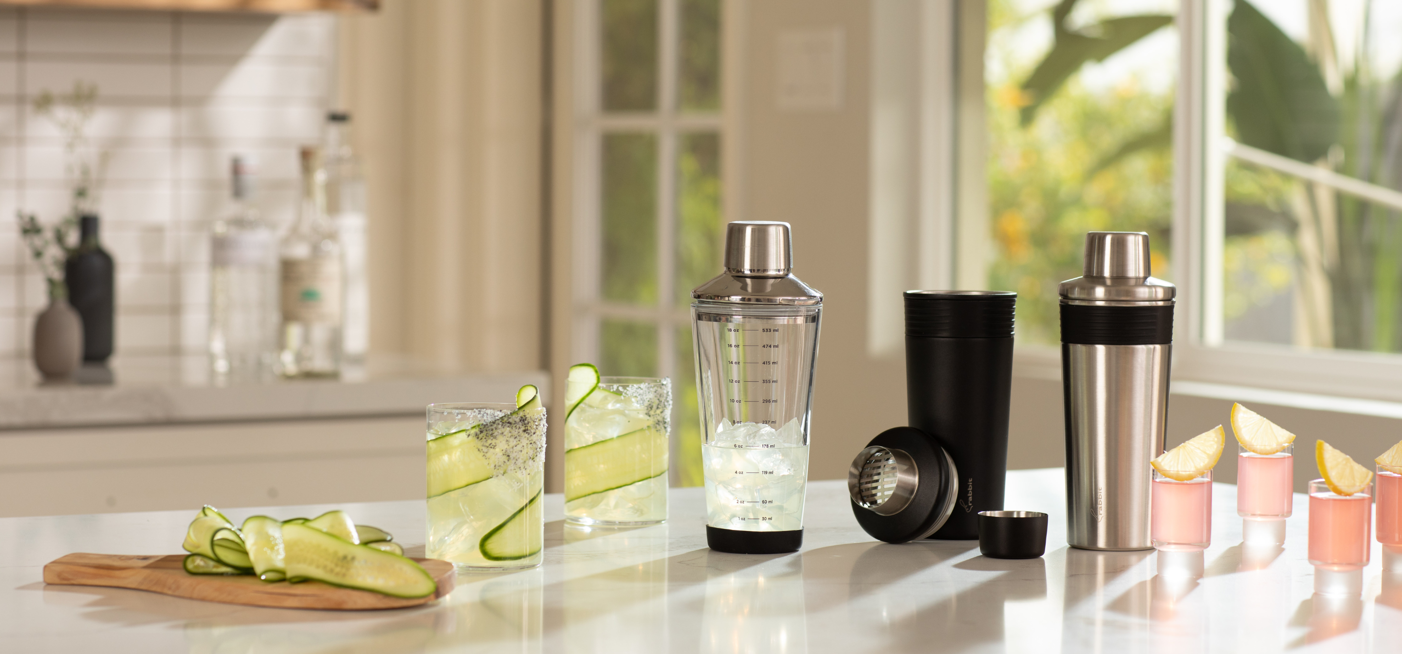 Shake up some romance with premium barware tools.