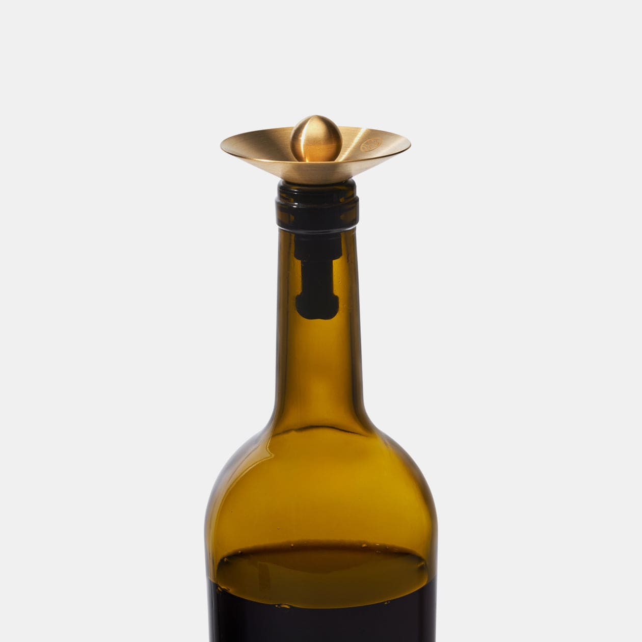 RBT Wine Pourer Stopper in wine bottle.