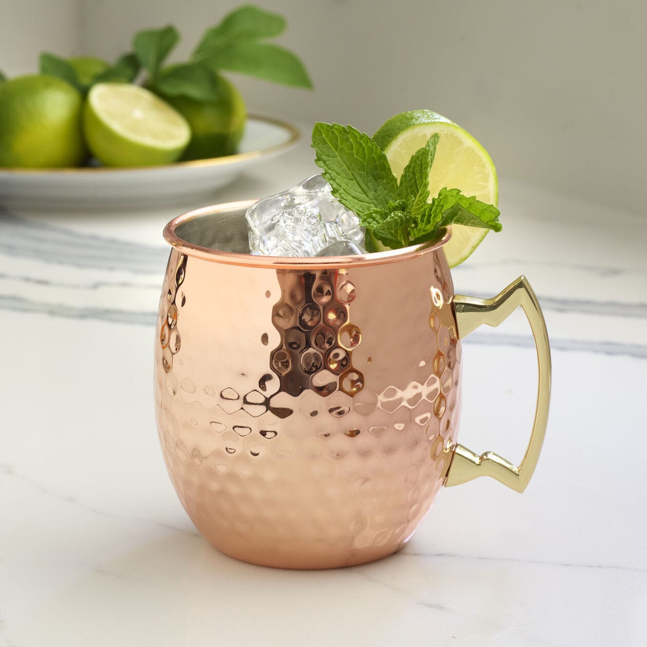 HOUDINI COPPER PLATE HAMMERED MULE MUG 18OZ