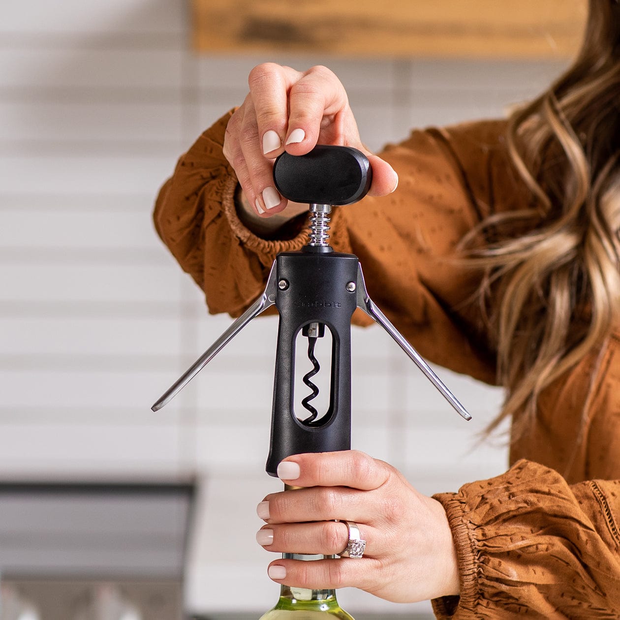 Best Buy: OXO SteeL Winged Corkscrew with Removable Foil Cutter