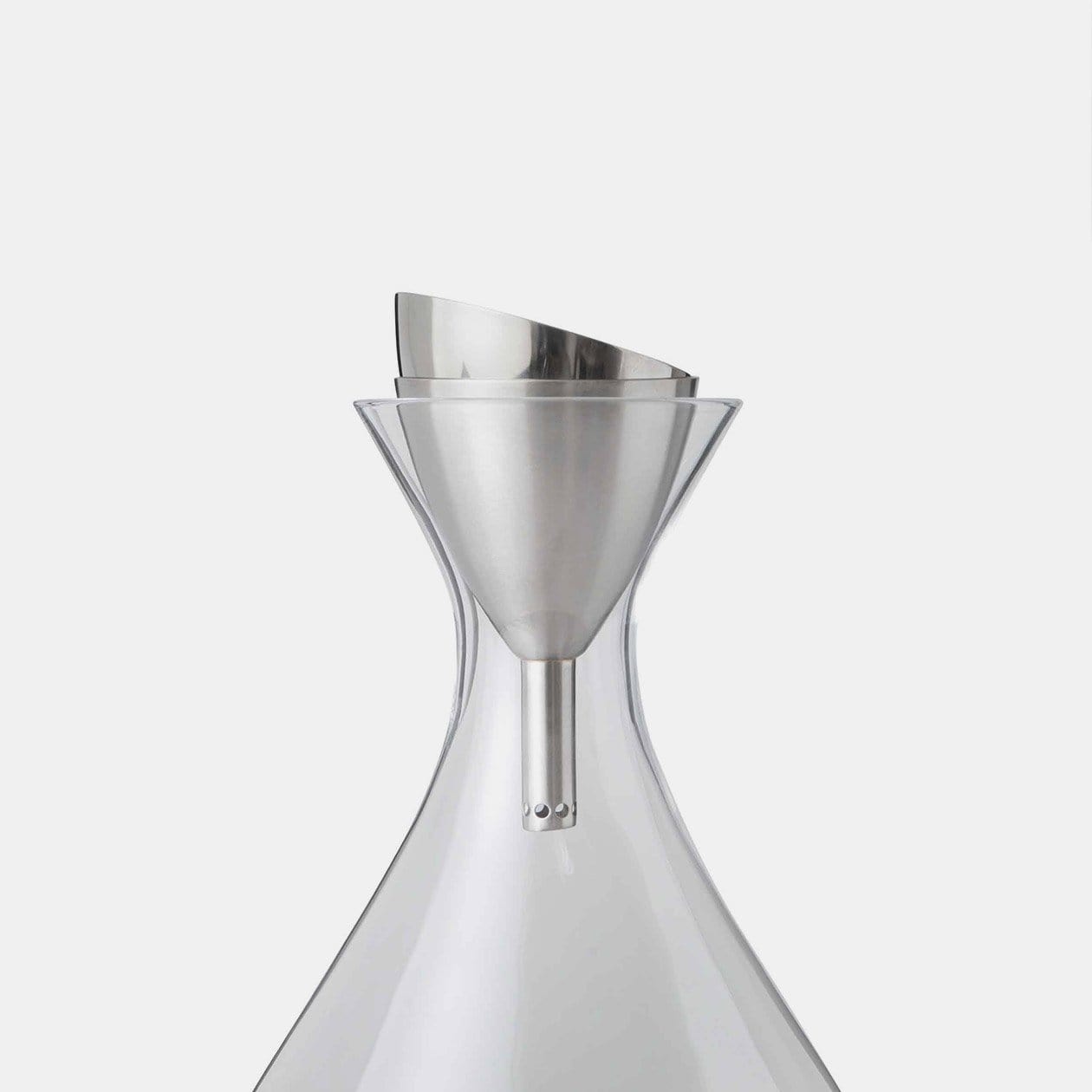 Wine-Shower Funnel With Sediment Strainer